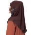 Jersey Instant Hijab - Coffee